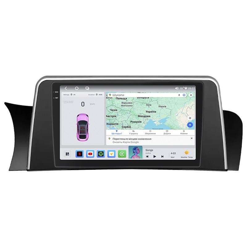 Автомагнитола штатная Lesko QLED CarPlay/4G/Wi-Fi/GPS/360° для BMW X4 I F26 2014-2018 4/64Gb 9" (2330095000)