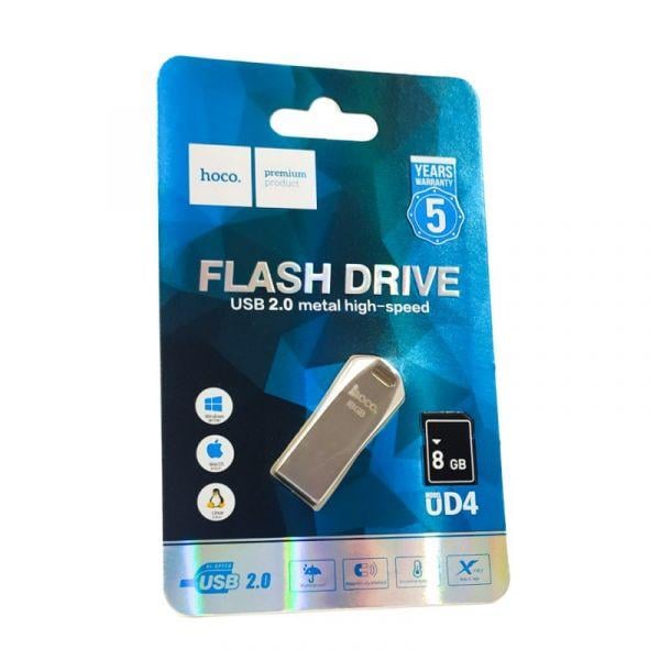 Флеш накопичувач USB HOCO UD4 металевий 8 Gb - фото 2