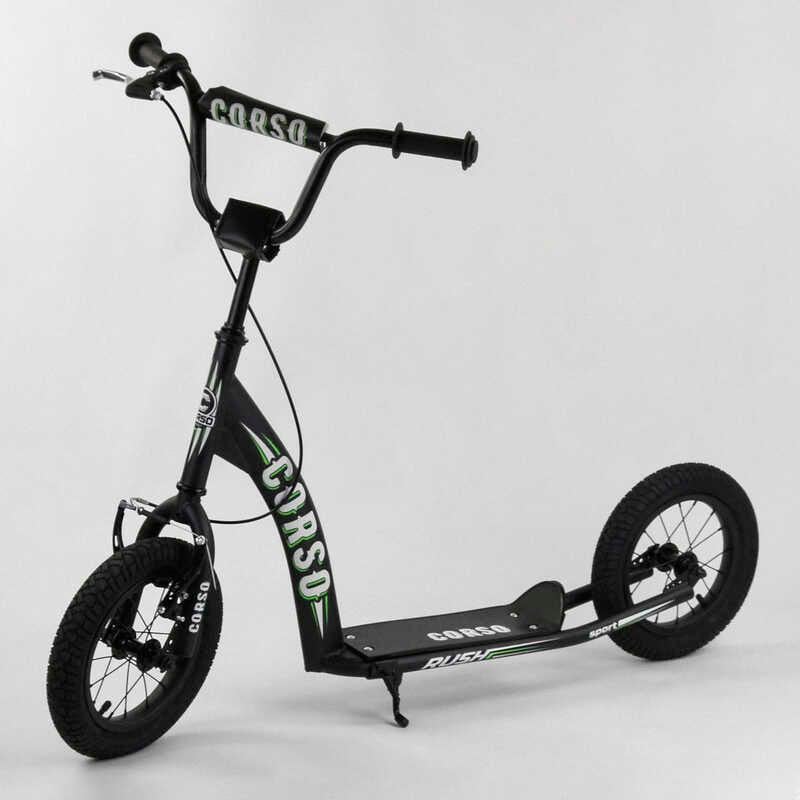 Самокат Corso CR-T 0070 колеса надувні 12"