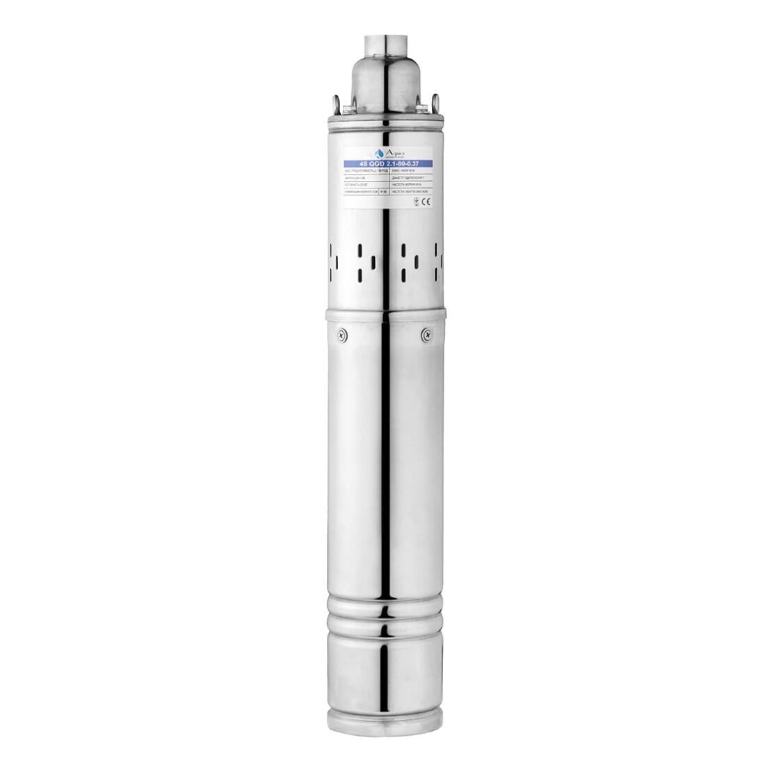 Насос глубинный шнековый Agua 4S QGD2,1-80-0,37 со встроенным конденсатором (CV035072) Насос глубинный шнековый Agua 4S QGD2,1-80-0,37 со встроенным конденсатором (CV035072)