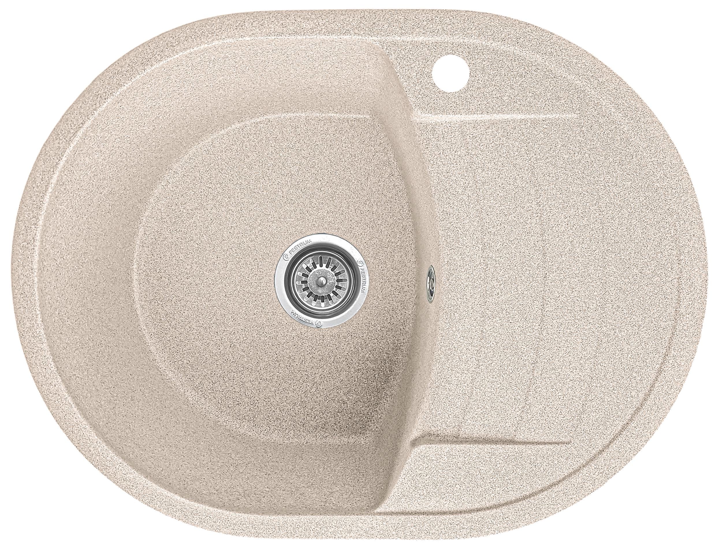Мийка кухонна Valetti 32R 610x460 мм Бежевий