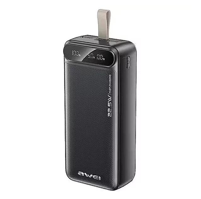 Повербанк Awei PA-12 30000 mAh 22,5W Черный
