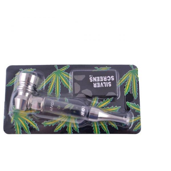 Трубка для курения Lil Smoke 10 см Black