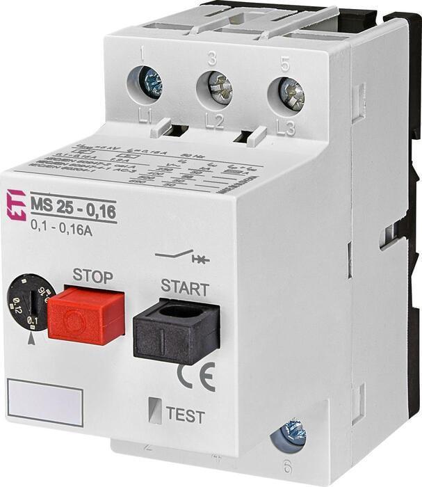 Автомат защиты двигателя ETI MS25-0,16 0,1-0,16А (4600010)