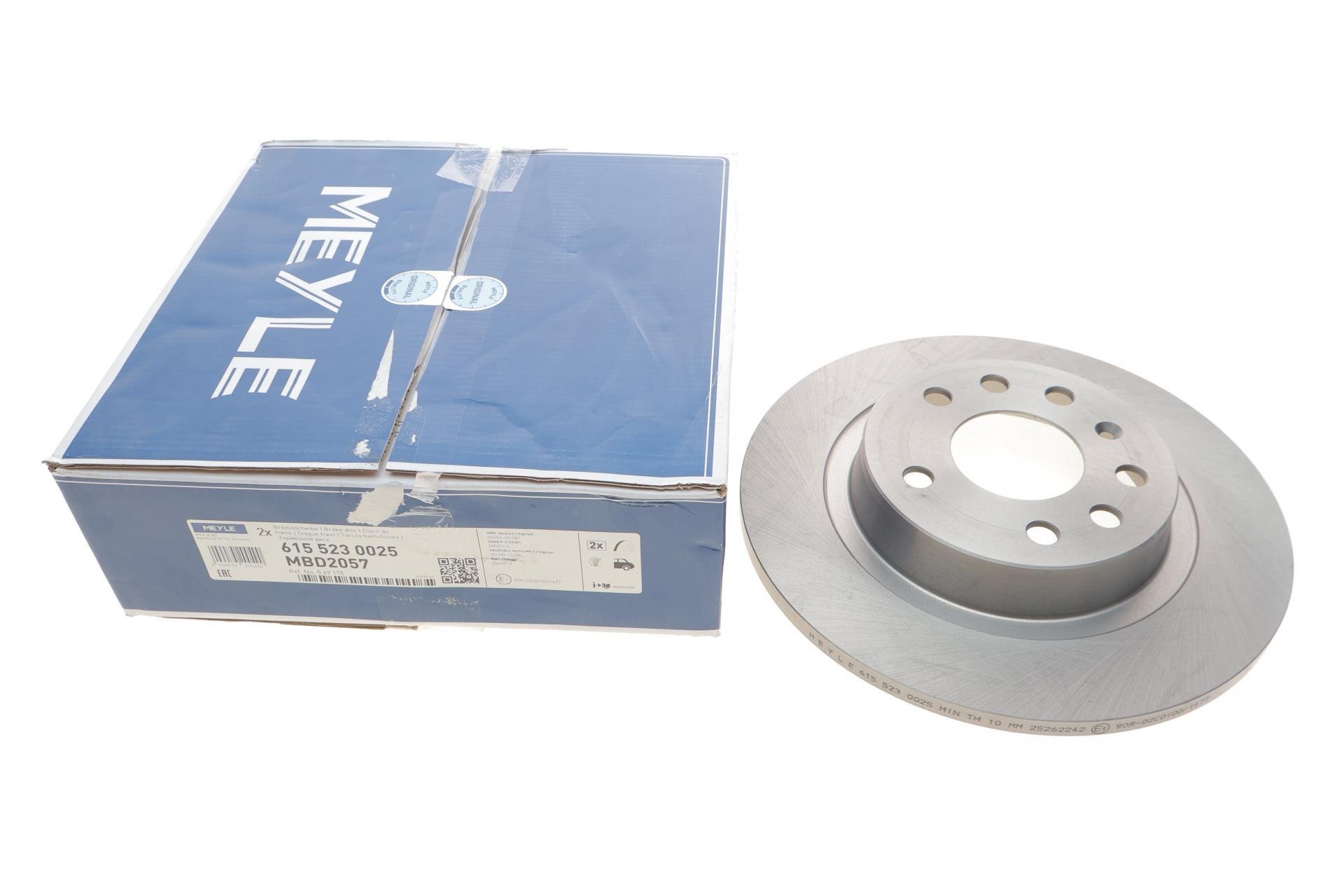 Диск тормозной задний Meyle Opel Signum/Vectra C 02-278х12 мм (615 523 0025 MEYLE)