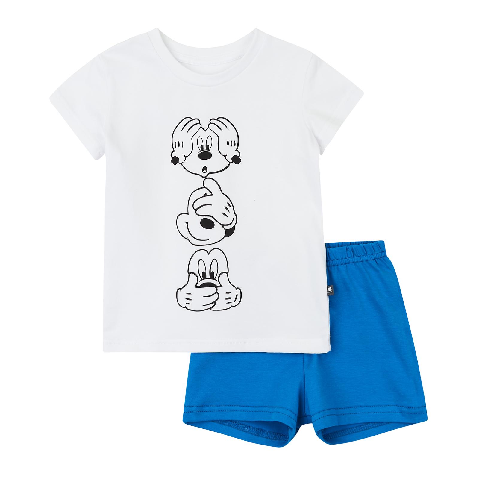 Комплект детский ЛяЛя р. 104 Белый/Синий (К3СК130)