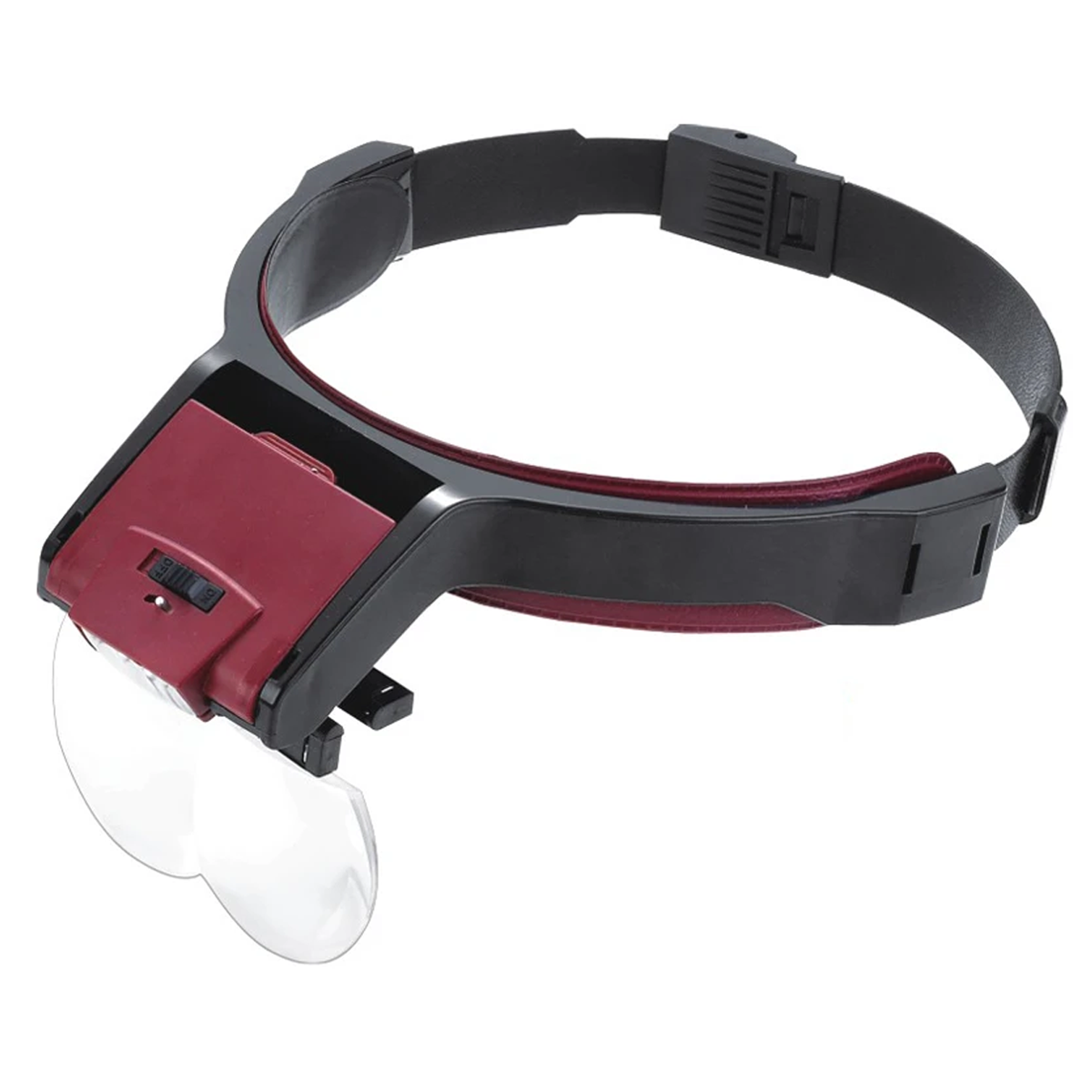 Лупа-очки бинокулярная налобная MG81001-B с LED подсветкой 4линзы 1,7X/2X/2,5X/3,5X Black/Brown (160407) - фото 3 Лупа-очки бинокулярная налобная MG81001-B с LED подсветкой 4линзы 1,7X/2X/2,5X/3,5X Black/Brown (160407) - фото 3