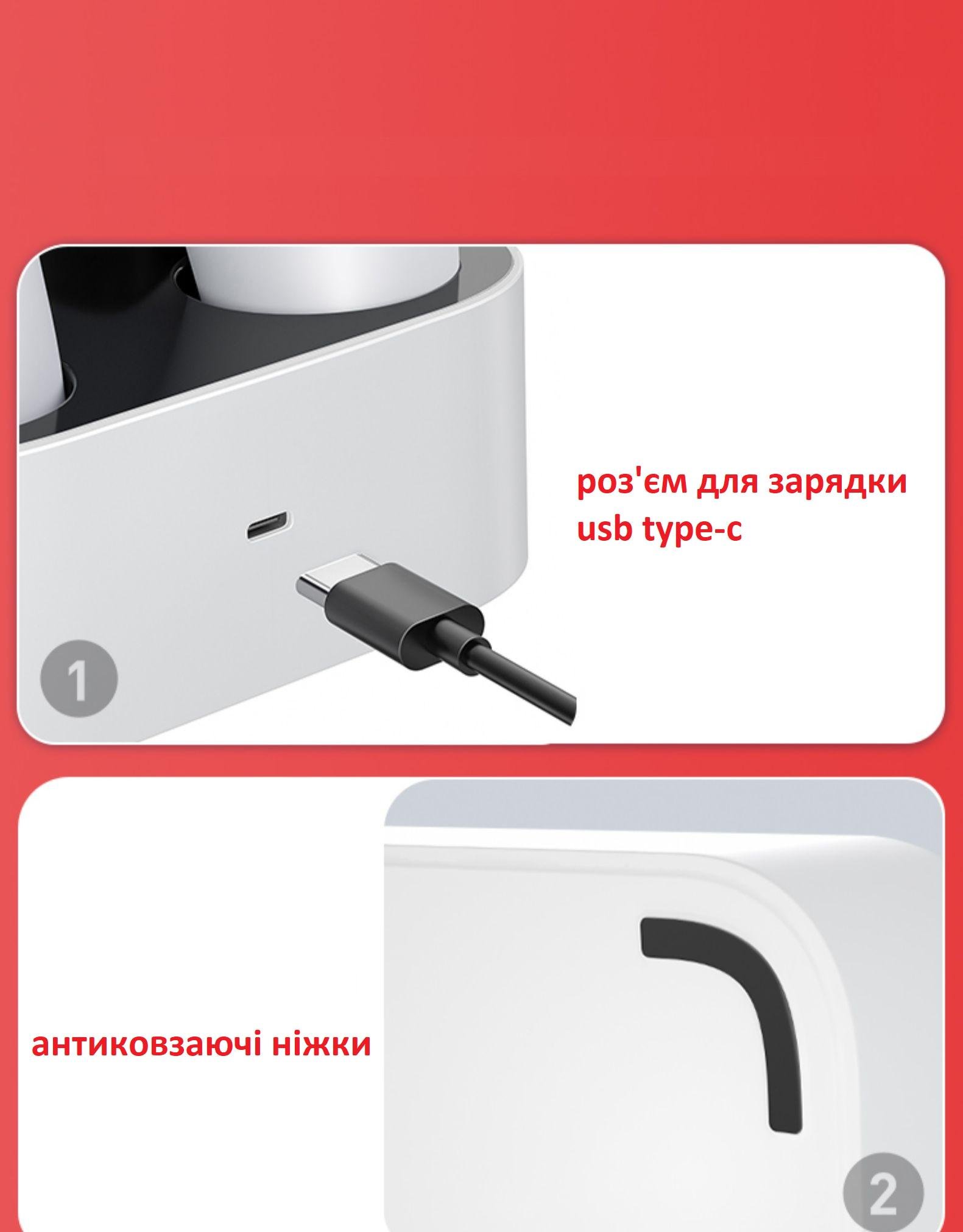 Зарядная станция Xindeli PS5 для геймпада PlayStation 5 Dualsense Белый - фото 4 Зарядная станция Xindeli PS5 для геймпада PlayStation 5 Dualsense Белый - фото 4