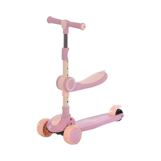 Самокат JR 3-104 3в1 Розовый