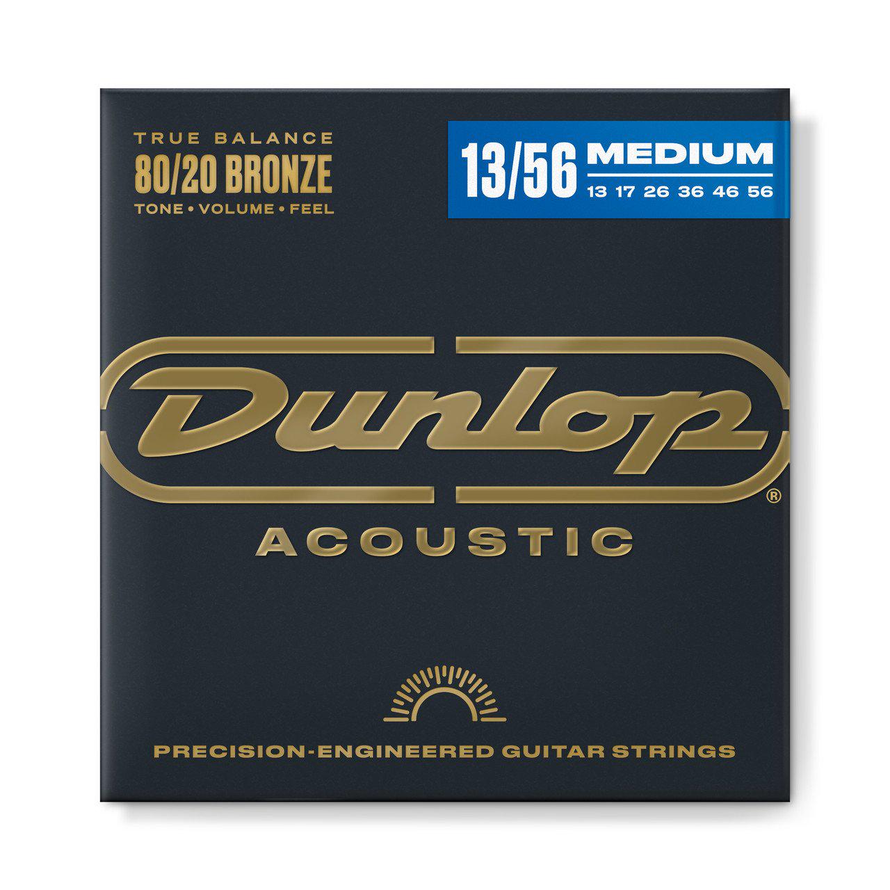 Струны для акустической гитары Dunlop DAB1356 80/20 Bronze (116759)
