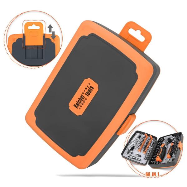 Набір викруток з тріскачкою та гнучким подовжувачем - фото 2 Набір викруток з тріскачкою та гнучким подовжувачем - фото 2