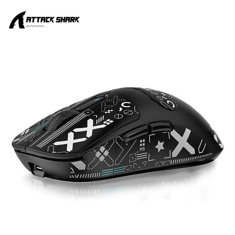 Мышь беспроводная attack shark X3 Black (2222791175) - фото 3 Мышь беспроводная attack shark X3 Black (2222791175) - фото 3