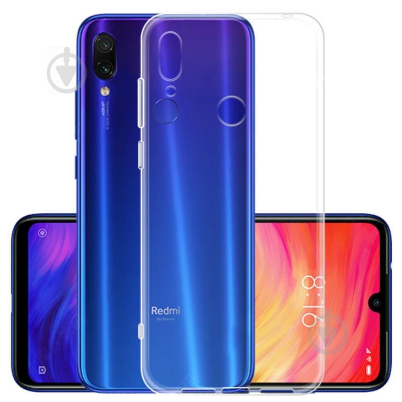 TPU чехол Epic Transparent 1,0mm для Xiaomi Redmi Note 7 / Note 7 Pro / Note 7s Прозрачный (771104)