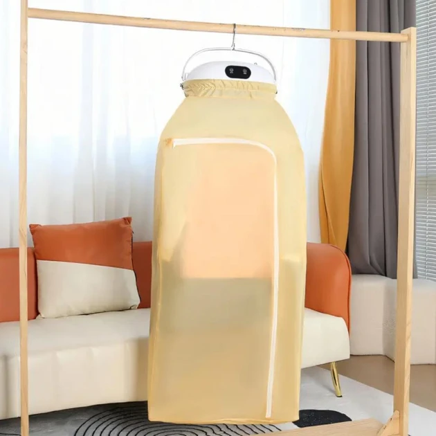 Электросушилка для одежды с чехлом вертикальная портативная с горячим воздухом и таймером (2125)