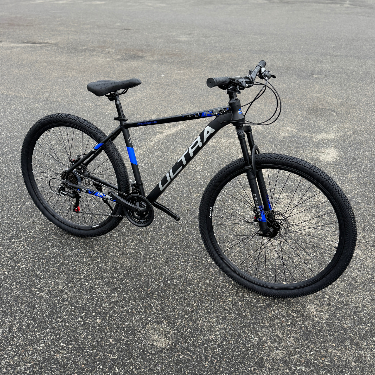 Велосипед CrossBike 29" Ultra 2025 Рама 19" Black/Blue