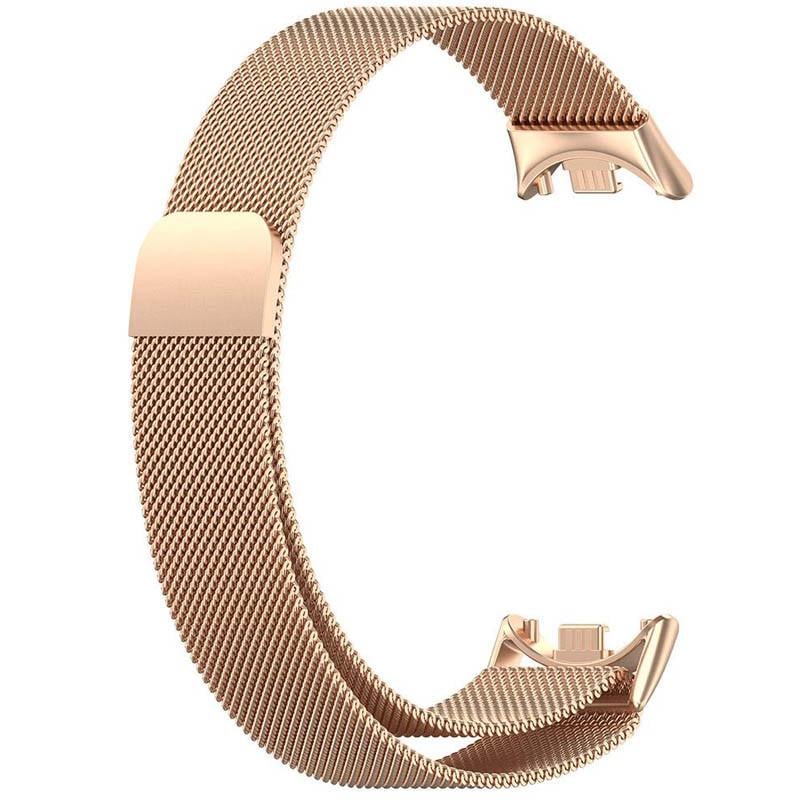 Ремінець Milanese Loop Design для Xiaomi Mi Band 8 Pink Gold (00000077056_4)