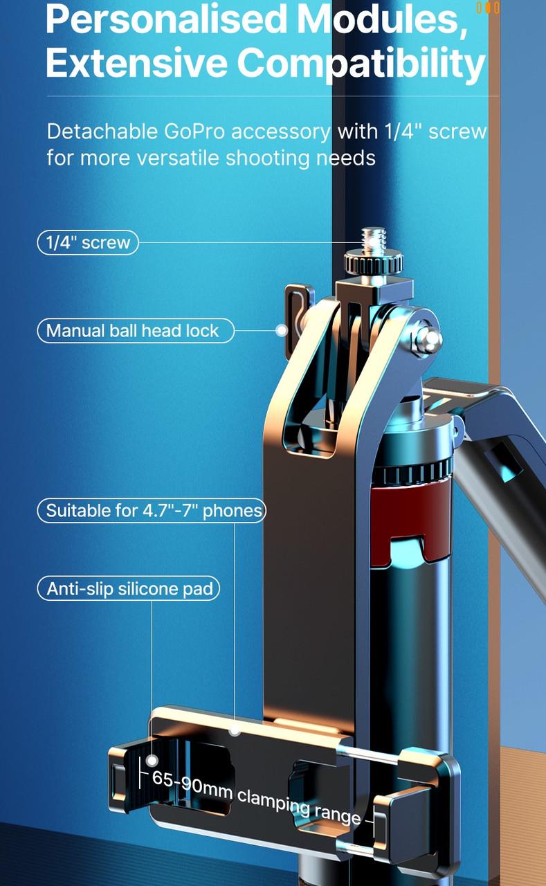 Штатив с пультом Ulanzi MA09 180 см (25397292) - фото 10 Штатив с пультом Ulanzi MA09 180 см (25397292) - фото 10