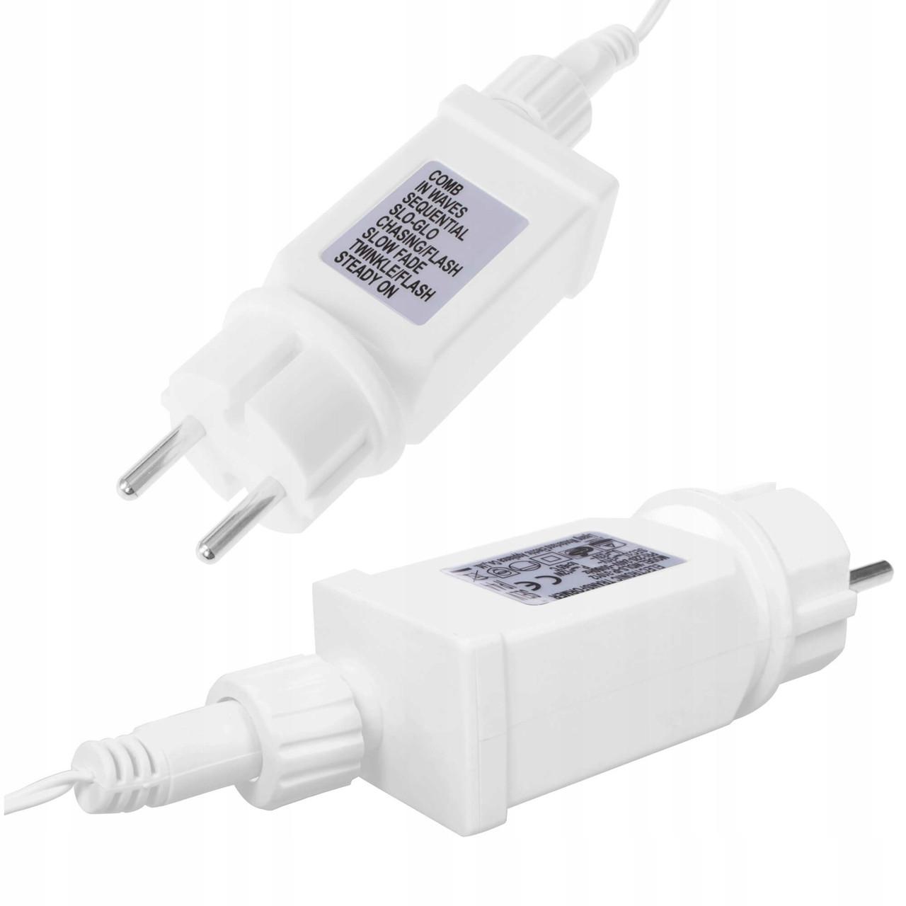 Гірлянда-бахрома вулична Springos 2 м 180 Led Cold White/Blue (CL4003 s-vida L) - фото 7 Гірлянда-бахрома вулична Springos 2 м 180 Led Cold White/Blue (CL4003 s-vida L) - фото 7