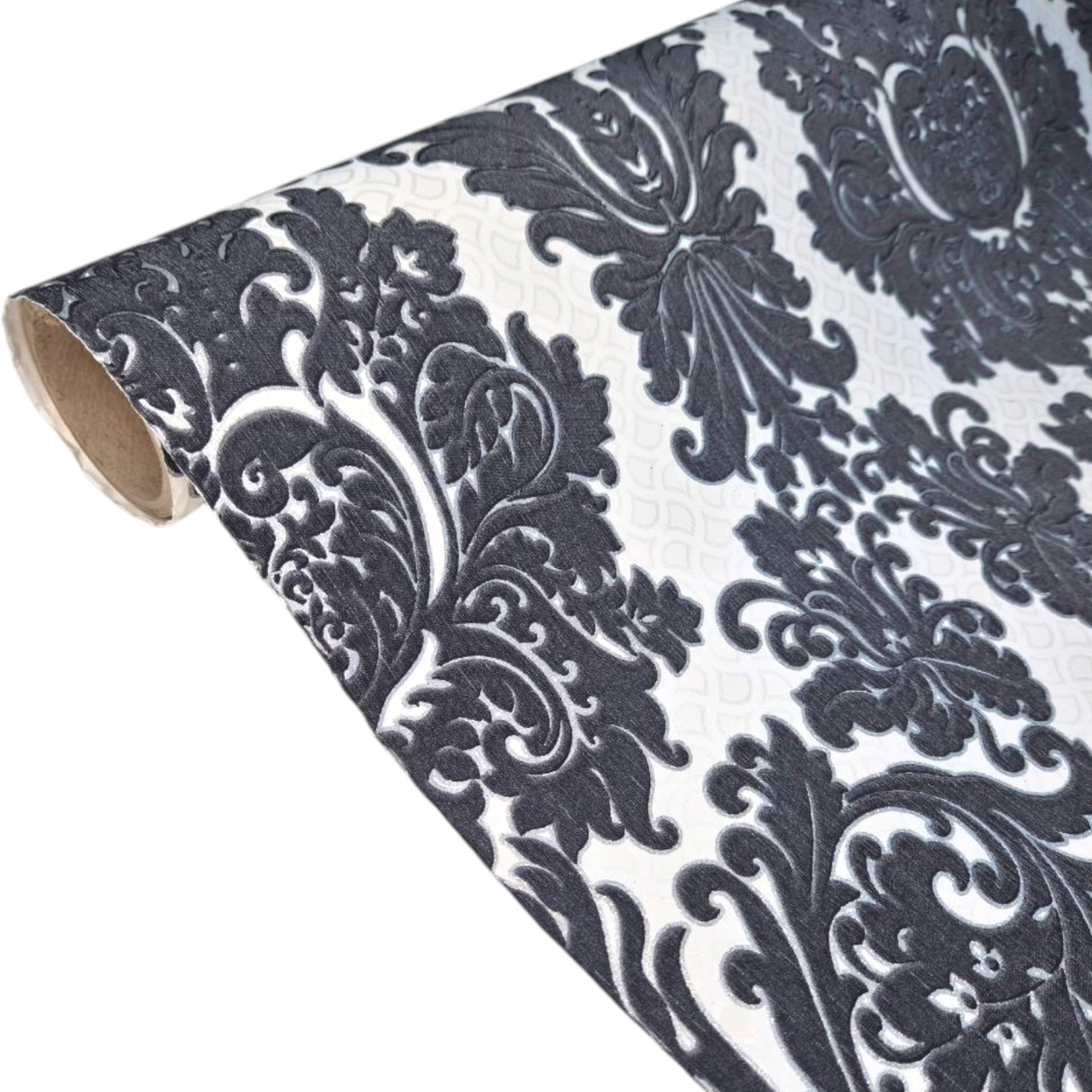 Обои виниловые Marburg 10,05x1,06 м Белый/Черный (57554)