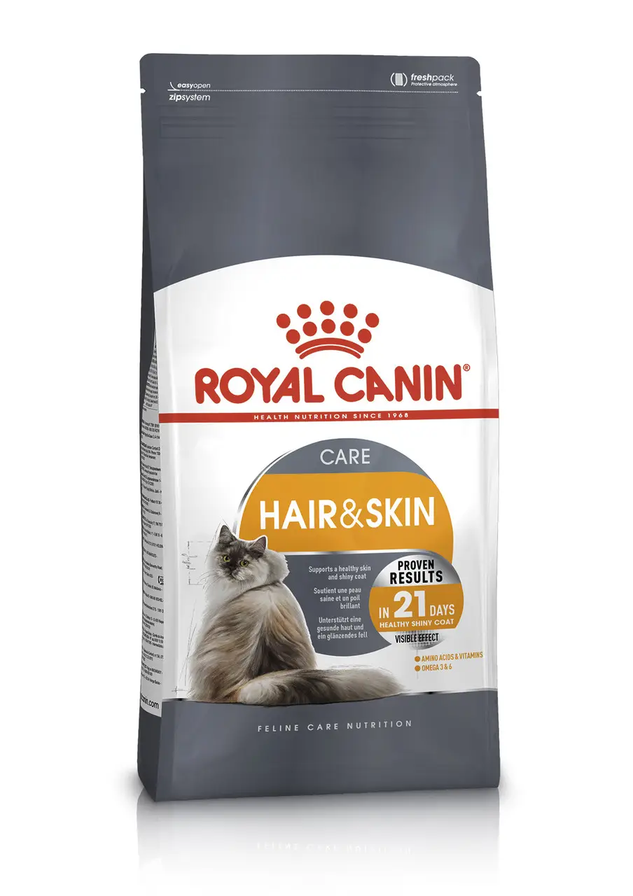 Корм Royal Canin Hair&Skin Care для дорослих кішок догляд за вовною 10 кг