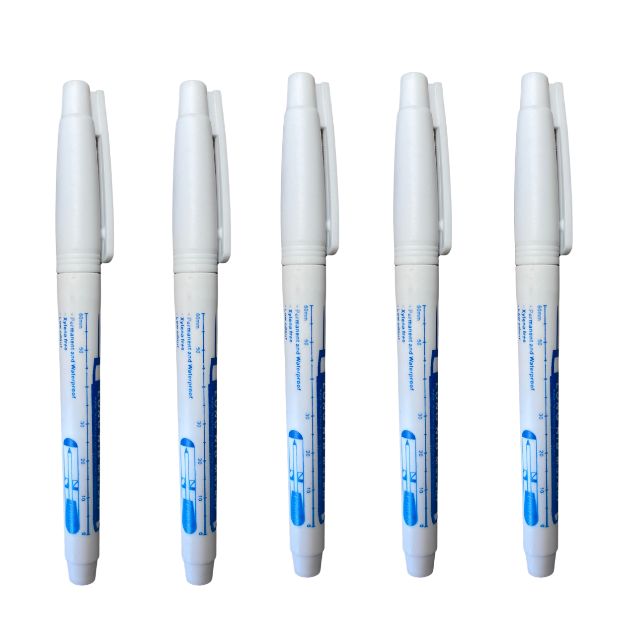 Маркери для розмітки Long Nib Marker 5 шт. Білий (27167007)