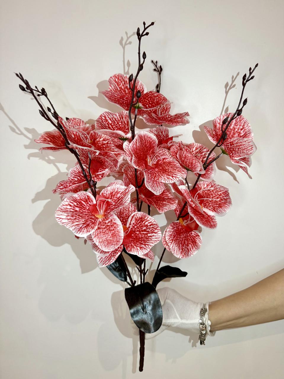 Искусственная ветвь орхидеи Красный