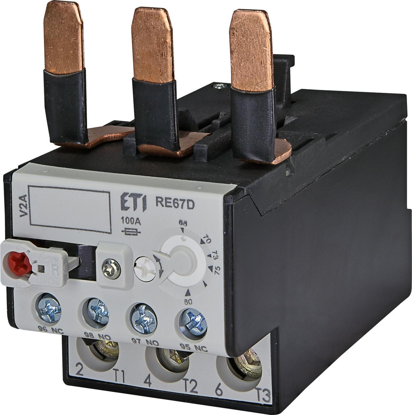 Реле тепловое ETI RE 67,2D-80 63-80A (4644420)