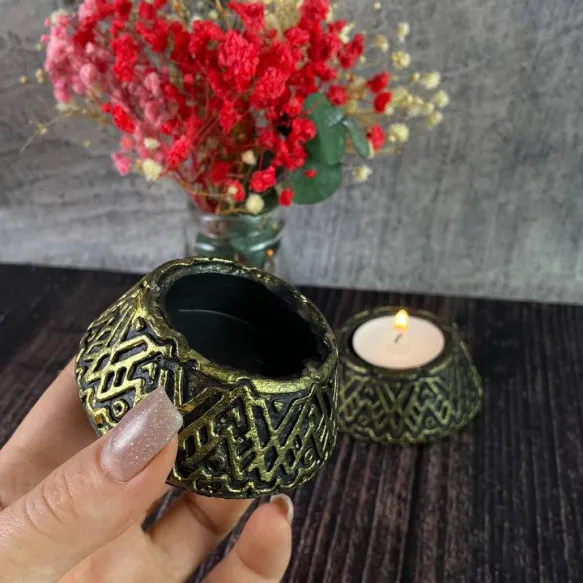 Свічник гіпсовий Магічний Символ (1298) - фото 2