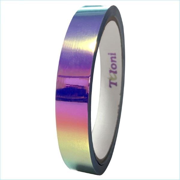 Обмотка обруча Tuloni Holographic Tape 1,5 см х 33 м Сиреневый/Фиолетовый (6936116102867)