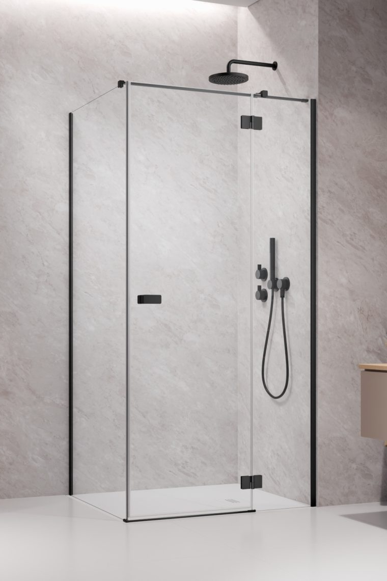 Душевая кабина Radaway Garda KDJ 120х70х195 Black (10700120-54-01R+1070070-01-01)