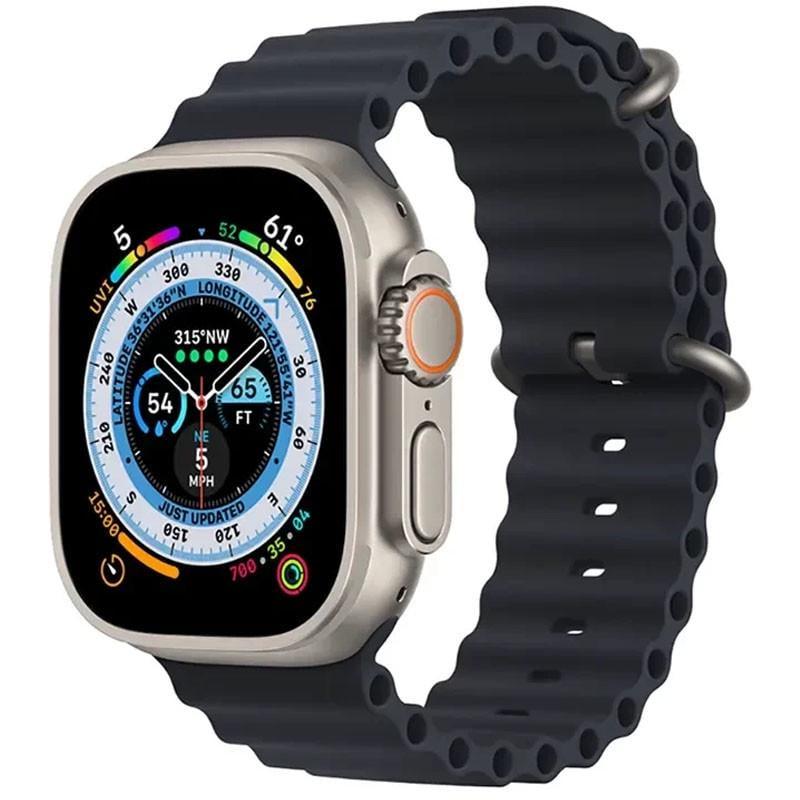 Ремінець Ocean Band для Apple watch 42 мм/44 мм/45 мм/49 мм Чорний/Midnight (00000059155_5)