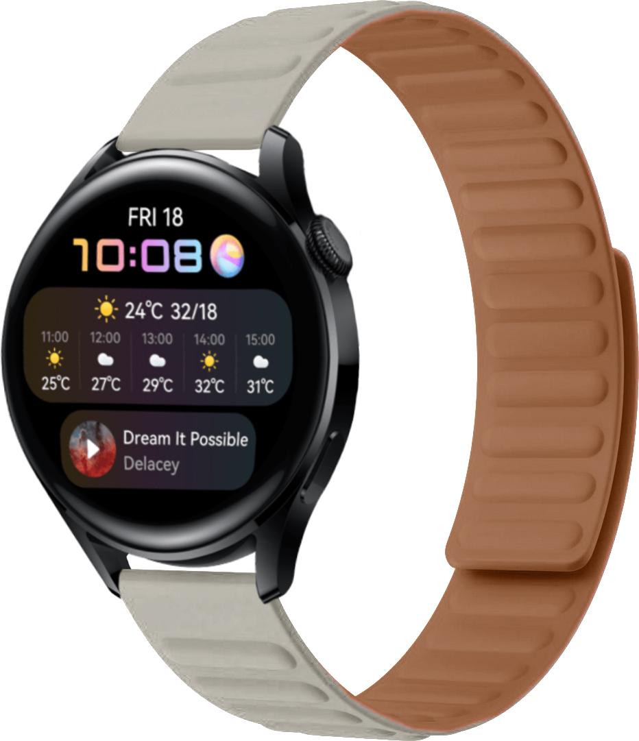 Ремешок Magneter для Huawei Watch 3 Beige (26646-34)