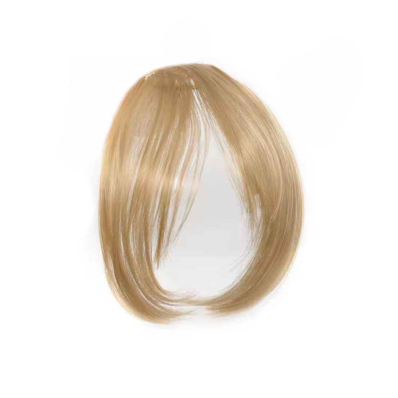 Челка накладная с удлиненными боковыми прядями на шпильке Блонд (27086215)