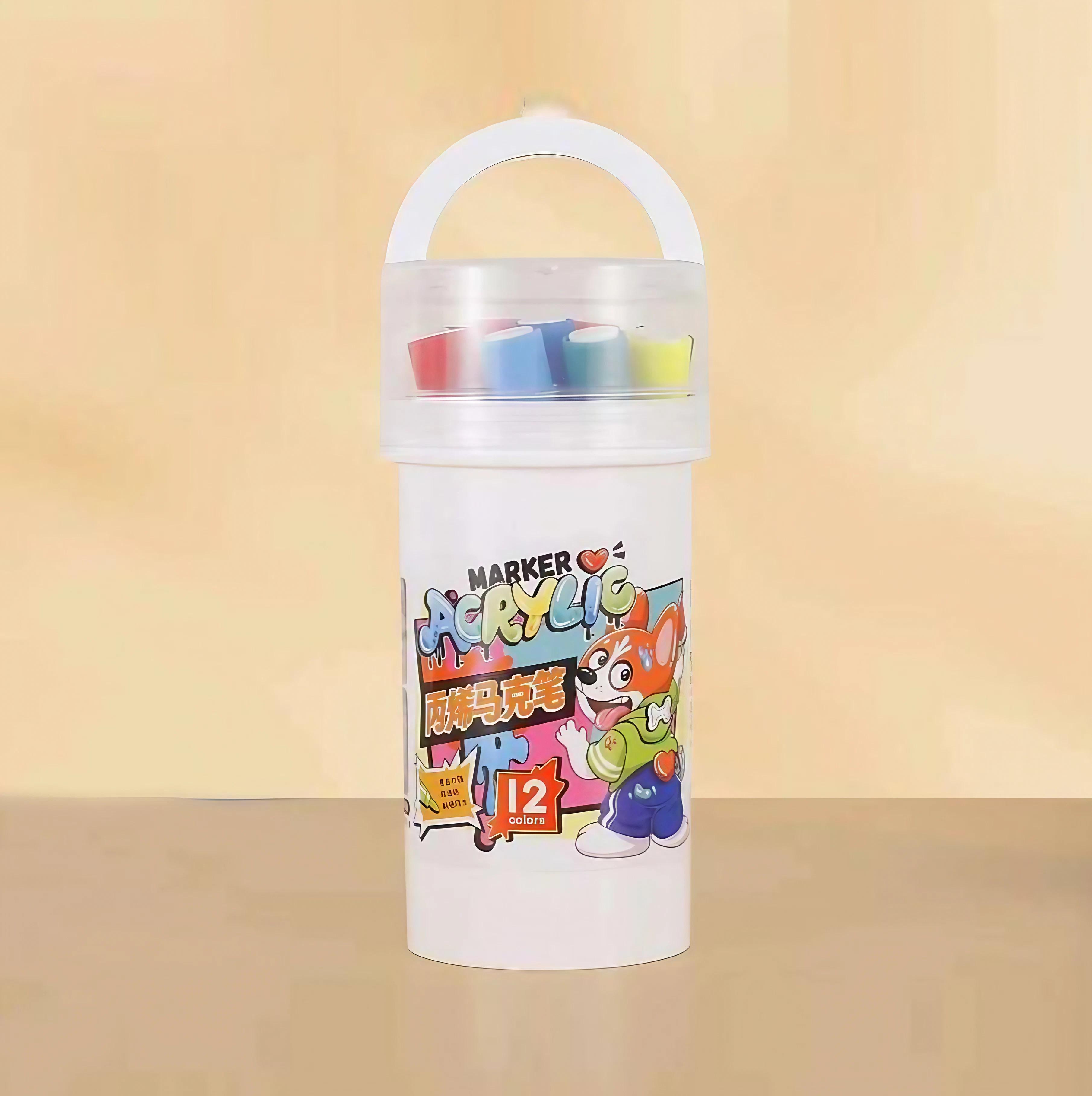 ᐉ Маркери акварельні Water color pen 12 шт. (AND-3835 ...