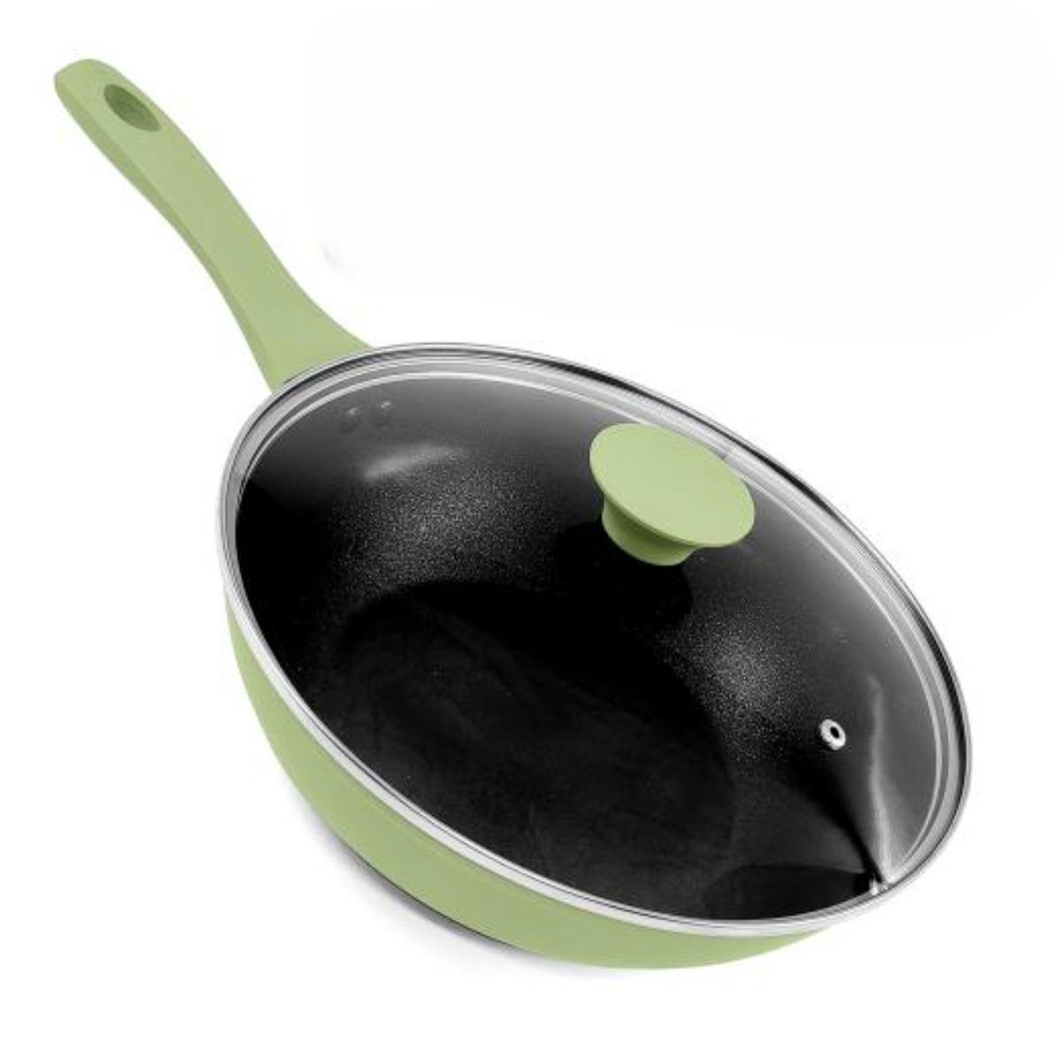 Сковорода Вок із кришкою Besser Megastone 28х7,8 см (10373-28) Сковорода Вок із кришкою Besser Megastone 28х7,8 см (10373-28)