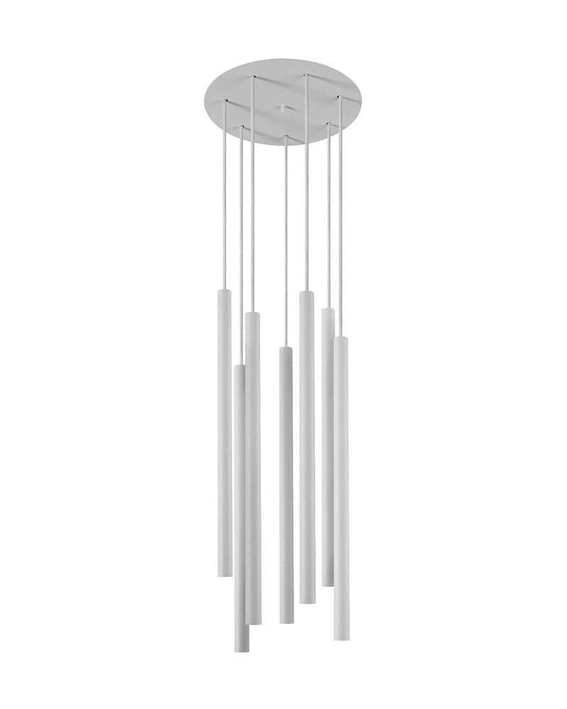 Подвесной светильник Nowodvorski 8918 Laser 490 G9 7x10W IP20 Белый (28686530)