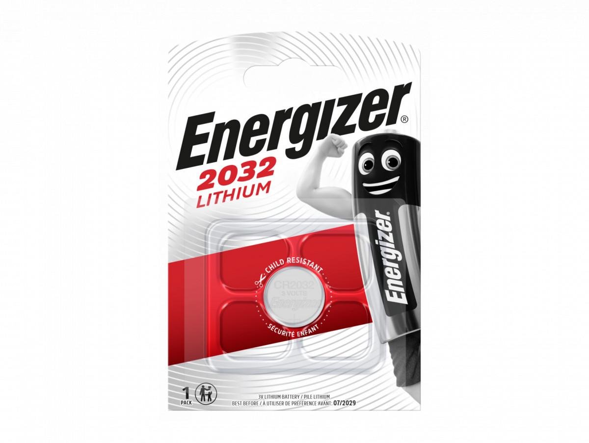 Батарейка Energizer CR2032 Lithium 1 шт./уп. - фото 1