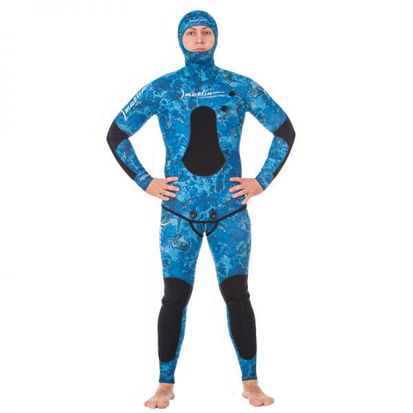 Гидрокостюм Marlin Camoskin Pro Ocean Blue 3 мм р. 58