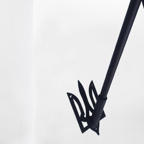 Флагшток настенный с металлическим древком на один флаг