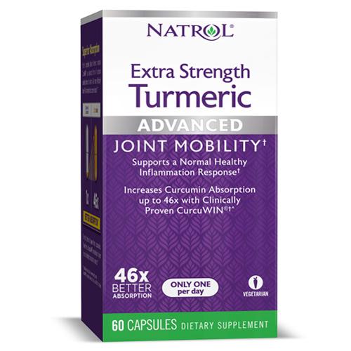 Натуральна добавка Natrol Turmeric Extra Strength 60 капс. (3588)