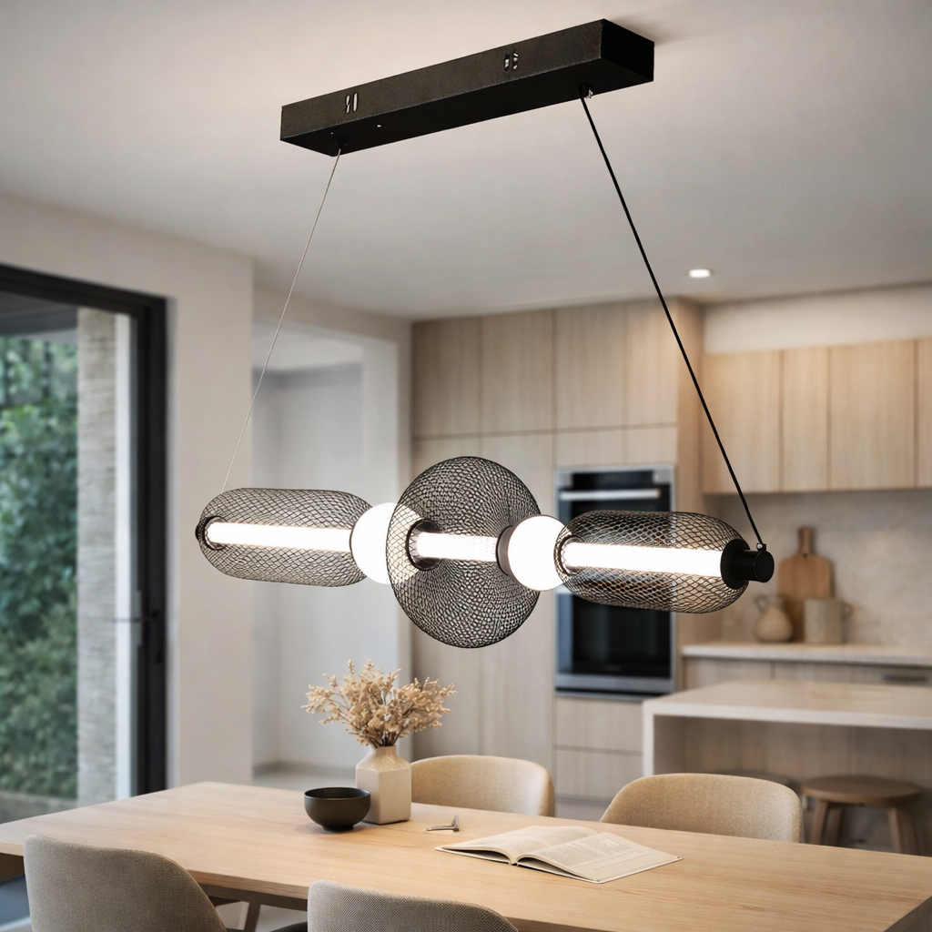 Люстра Axis Mesh LED 3 режима 23W (20330/1ABK)