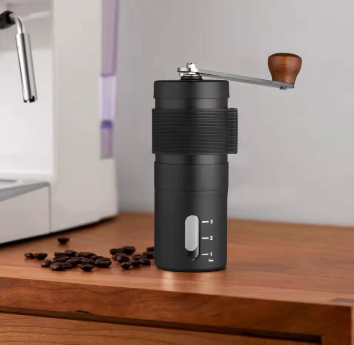 Кавомолка ручна із нержавіючої сталі Чорний (eb721f08) - фото 3