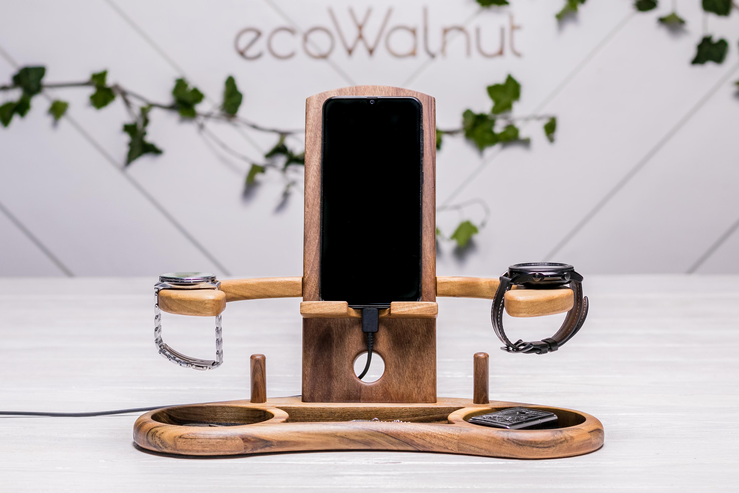 ᐉ Органайзер EcoWalnut Трон на рабочий стол для телефона канцелярии (EW-34)  • Купить в Киеве, Украине • Лучшая цена в Эпицентр