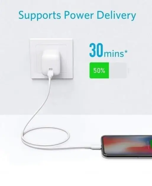 Комплект швидкої зарядки Kayfovo для Apple 35W Type-C White (29261) - фото 4 Комплект швидкої зарядки Kayfovo для Apple 35W Type-C White (29261) - фото 4