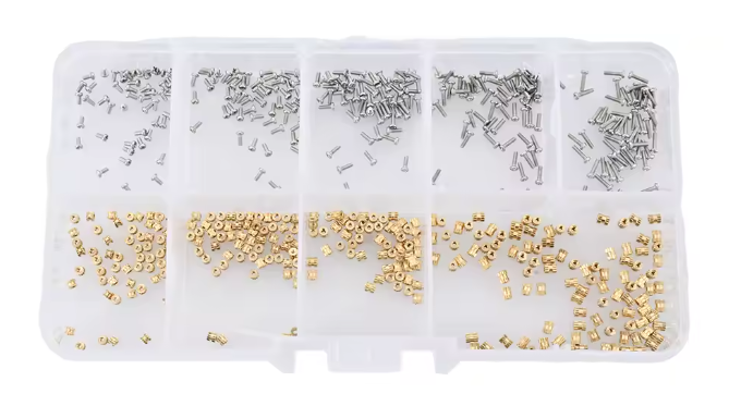 Термогайки та гвинти DIN7985 для 3D друку та моделювання Spec М1,0 мм 500 шт. (SP-16910500)