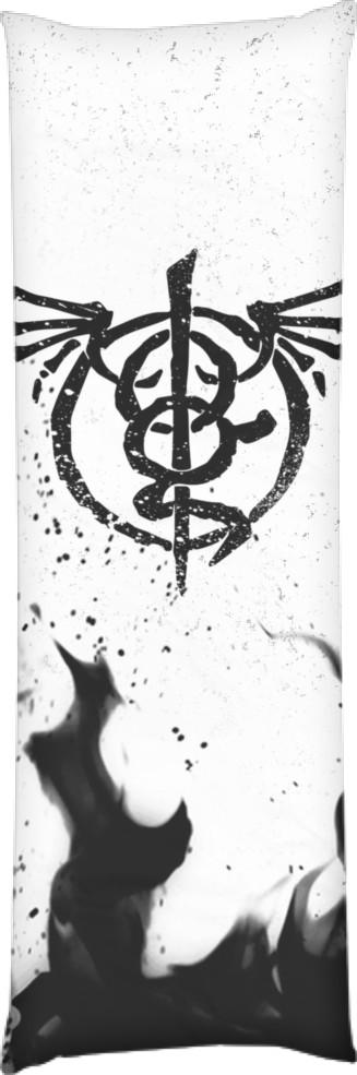 Подушка дакимакура Lamb of God 10 50x150 см (14106364)