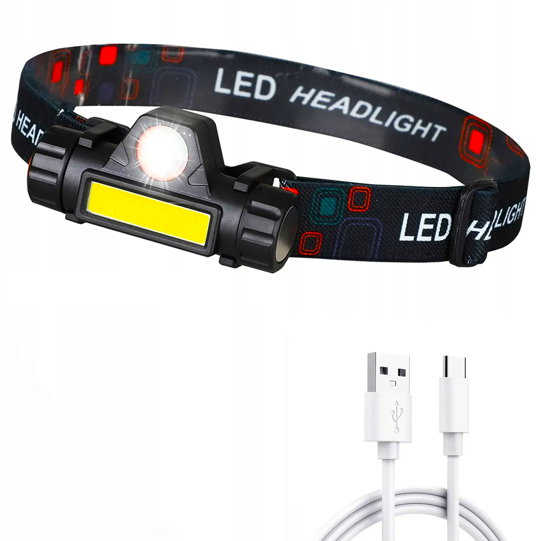 Фонарь налобный BL-8101 XPE+COB с магнитным креплением (234562554) - фото 3 Фонарь налобный BL-8101 XPE+COB с магнитным креплением (234562554) - фото 3