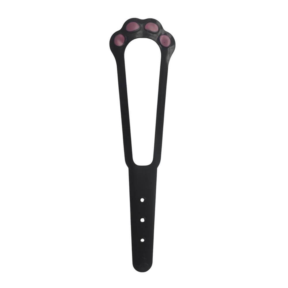 Ограничитель для открывания дверей в виде кошачьей лапки Черный (NR0301_2)