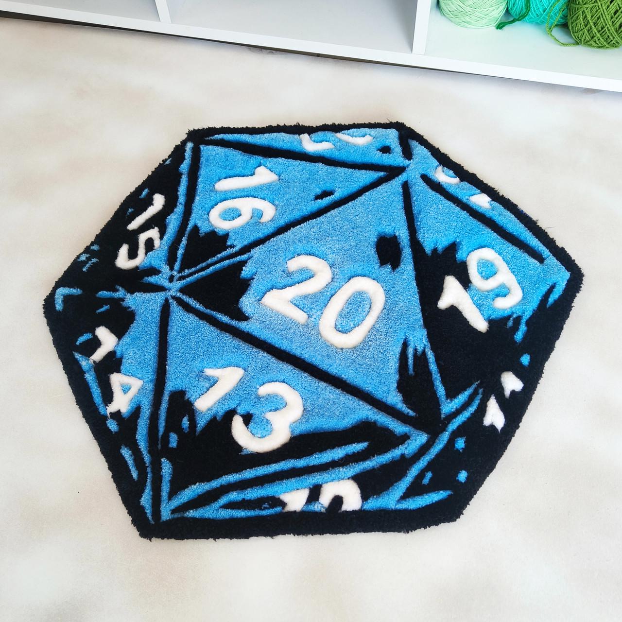 Килим ручної роботи Кубик 100х90 см