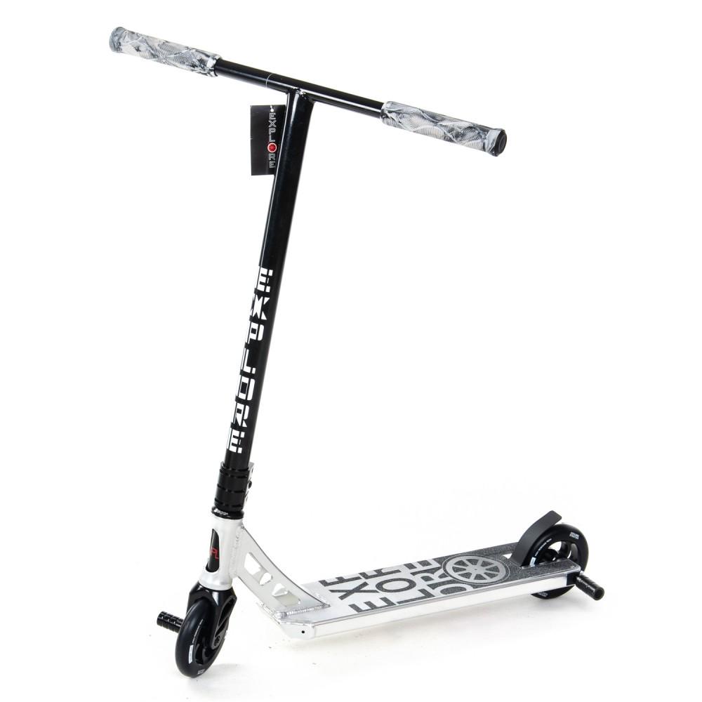 Самокат трюковый Explore Leone HIC + пеги Серый